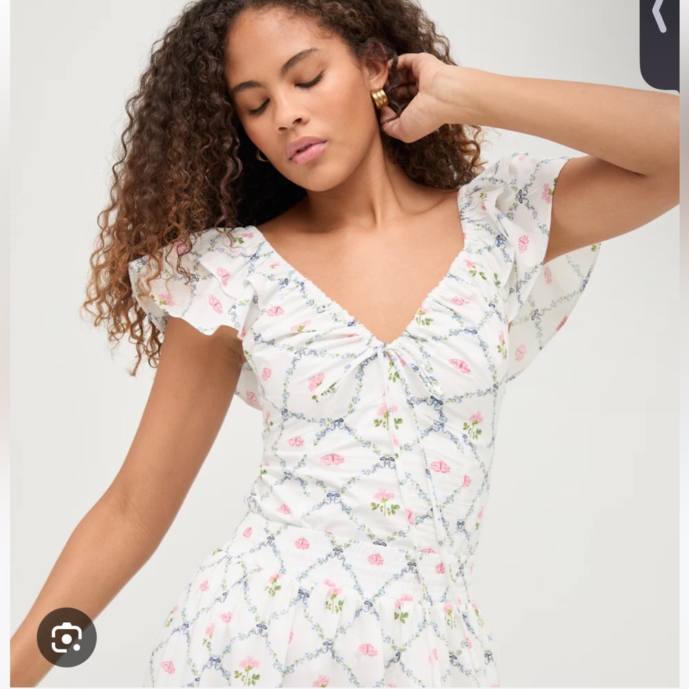 Hill house butterfly trellis set - Zuri top and Florence skirt